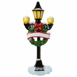 Holiday Light Post Personalized Christmas Ornament OR1862 -Xmas Ornaments Shop apiyaickd 18900.1646091907