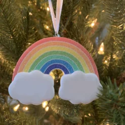 Hallmark 3.5" Rainbow Personalized Christmas Ornament 1HGO2253 -Xmas Ornaments Shop apiyn965i 92493.1646091895