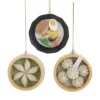 Kurt Adler 3" Asian Dumplings And Soup Christmas Ornament J7471