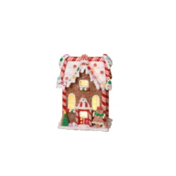 5.5" Battery Operated Claydough Gingerbread House 2599290 -Xmas Ornaments Shop apiypdvun 61725.1646091934