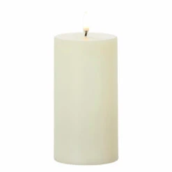 Uyuni 3" X 5", 7" Or 9" Ivory Flat Top Flicker Flame Pillar Candle -Xmas Ornaments Shop apiz2mlod 15041.1646091899