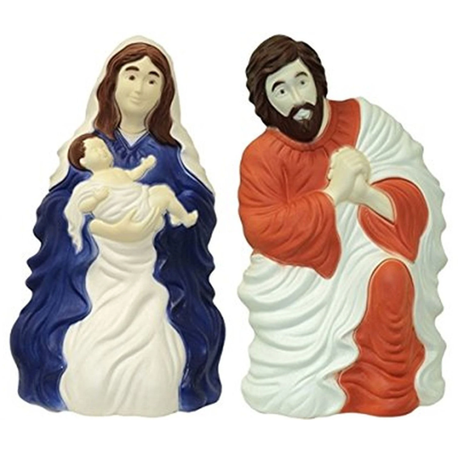 28" Set Of 2 Nativity Scene Blow Mold Outdoor Christmas Decor 74100 1 28" Set Of 2 Nativity Scene Blow Mold Outdoor Christmas Decor 74100