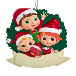 Kurt Adler Cocomelon™ Personalized Christmas Ornament CO2231