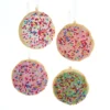 Kurt Adler 3" Sugar Cookie Christmas Ornament Set D4091