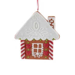 Kurt Adler 4.85" Set Of 4 Claydough Cookie Christmas Ornament D4156 -Xmas Ornaments Shop d4156b 13431.1677688116