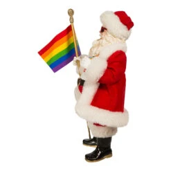 Kurt Adler 10" Fabriché Pride Santa Christmas Figure FA0179 -Xmas Ornaments Shop fa0179 03 56854.1677777300
