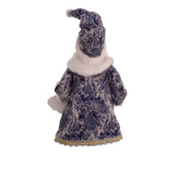 Kurt Adler 18" Blue Delft Santa Holding Sign Christmas Figure J6098 -Xmas Ornaments Shop j6098 03 13515.1678115419